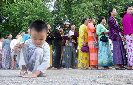 People in Myanmar have waited 25 years for the chance to vote in openly contested elections.