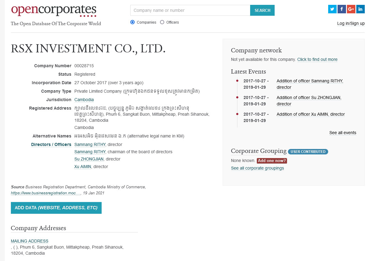 rsx-investment-co