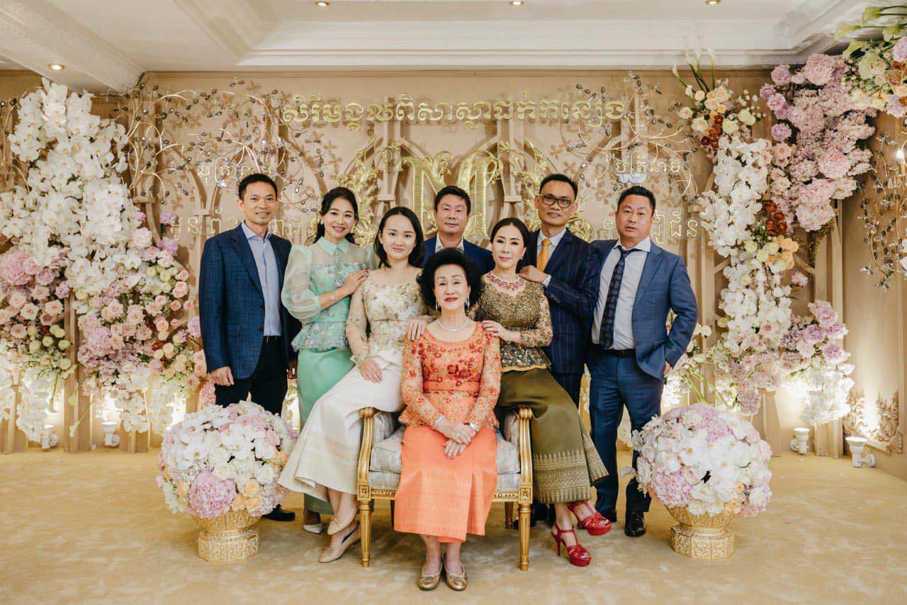 Choeung Sopheap with her child joined Aun Pornmonireach and Lau Jia Zhen_s Day July 21 2020