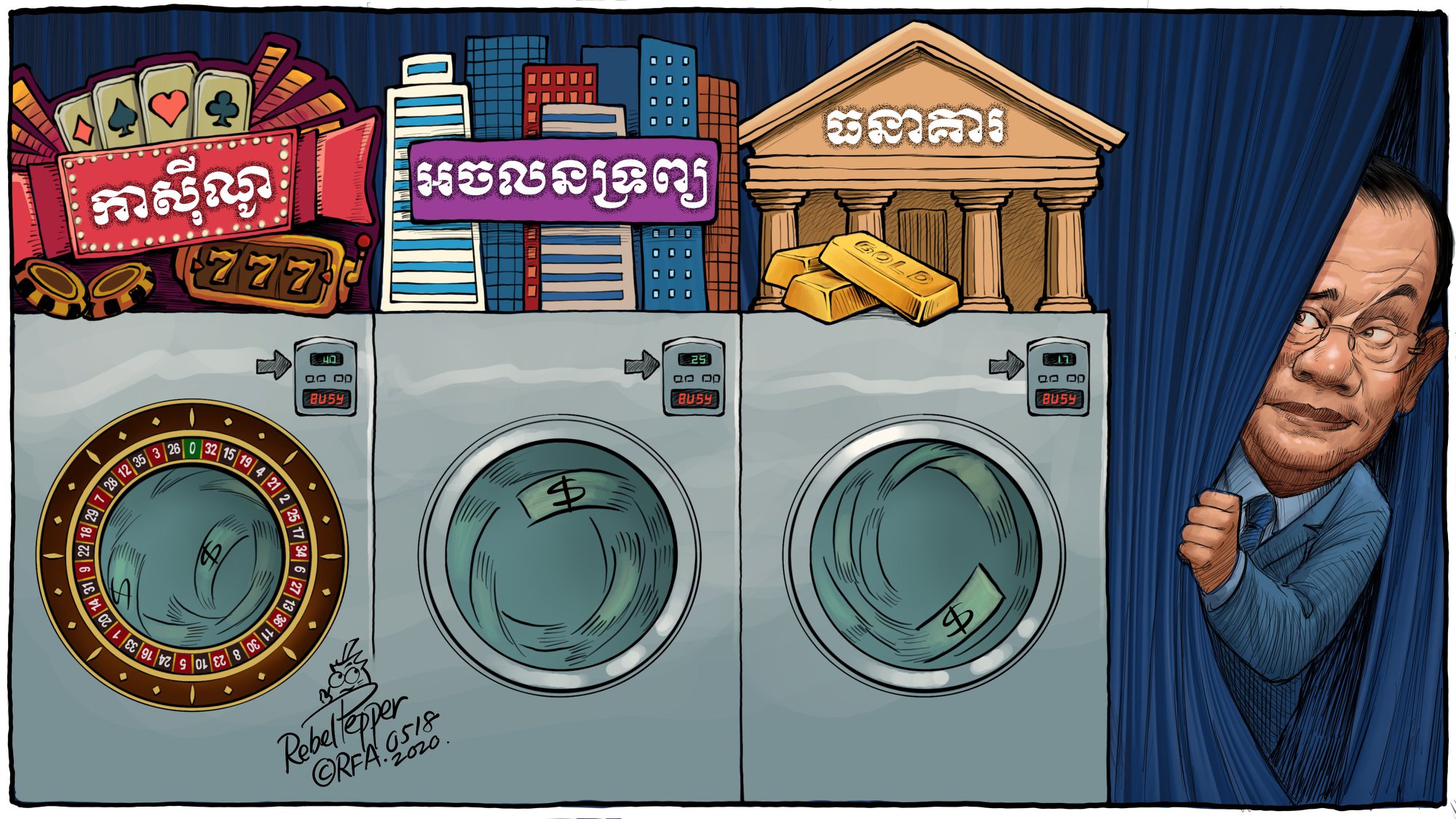 Hun Sen money laundering