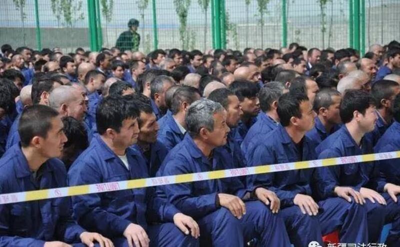 新疆的一所“再教育营”（新疆司法行政微博）