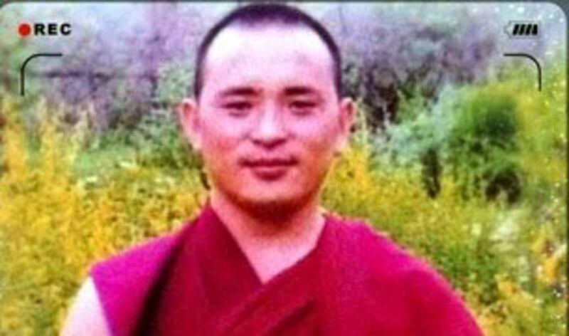 图片：被判二十年徒刑的拉萨哲蚌寺经师贡觉尼玛。（消息人士提供）