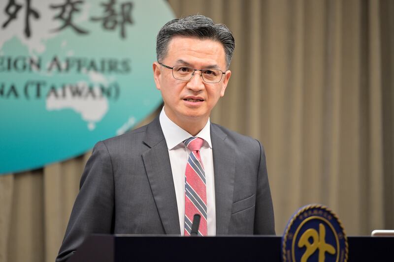外交部發言人劉永健表示,中國一再揚言不放棄對台使用武力,才是台海問題最大的威脅。(鍾廣政攝)