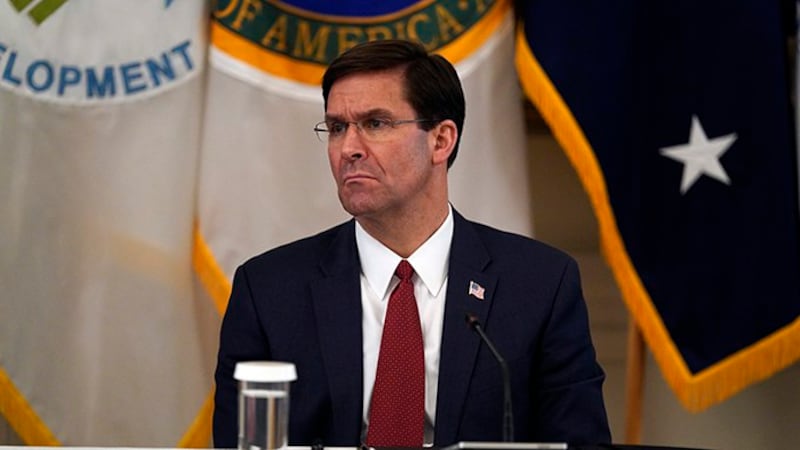 美国国防部长马克·埃斯珀(Mark Esper)(美联社)