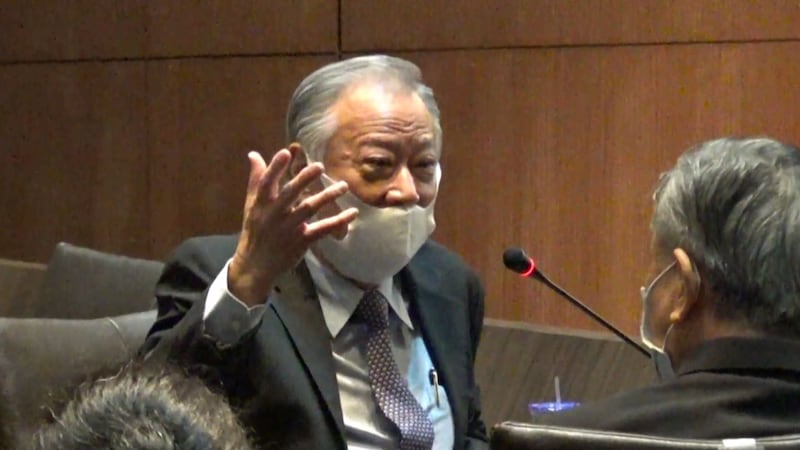 台湾印度经贸协会理事长欧晋德。(记者夏小华摄)