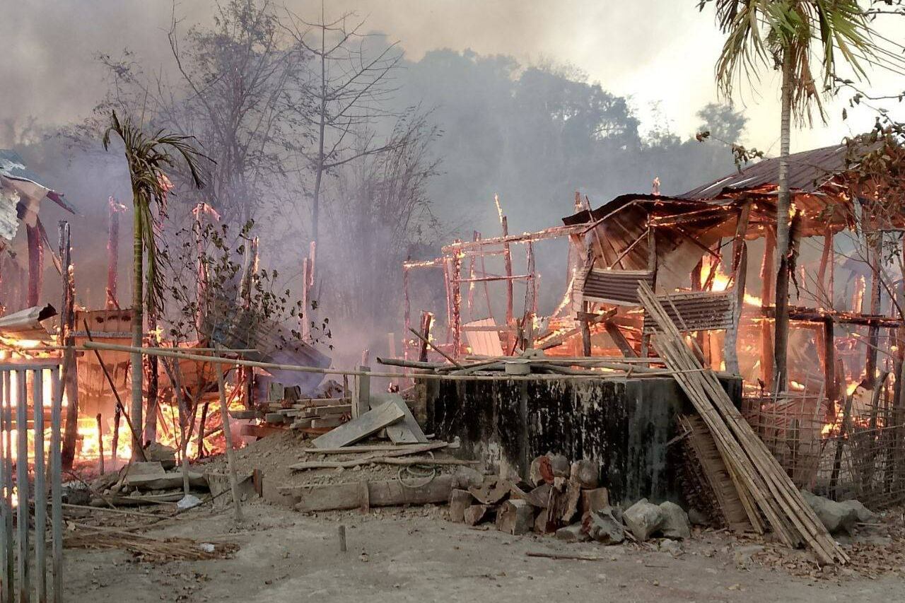 Myanmar military battles to push rebels back from Chinese economic zone