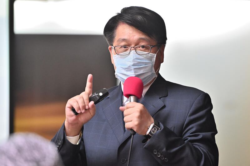 台灣民意基金會董事長游盈隆:中國加大對台文攻武嚇讓民眾支持台獨比例維持高峰。(鍾廣政 攝)