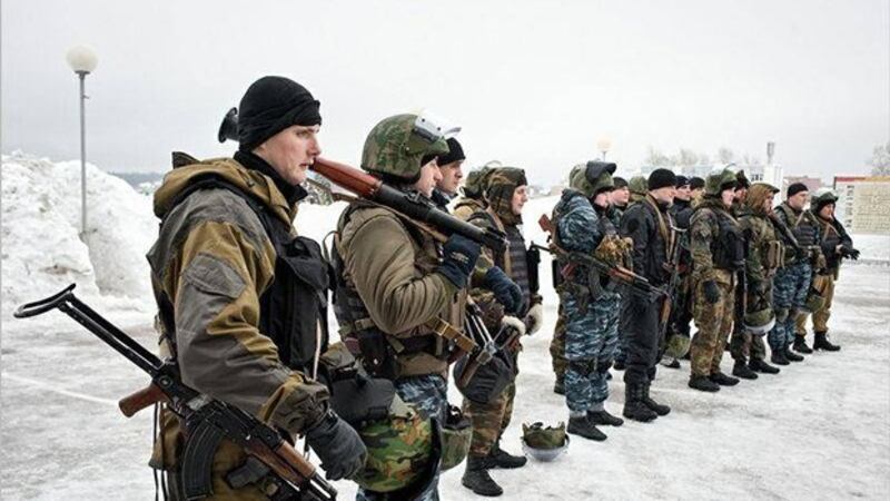 正在进行训练的俄罗斯特警(Public Domain)