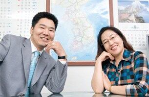 강옥실 대표와 남편 홍승우 공동대표
