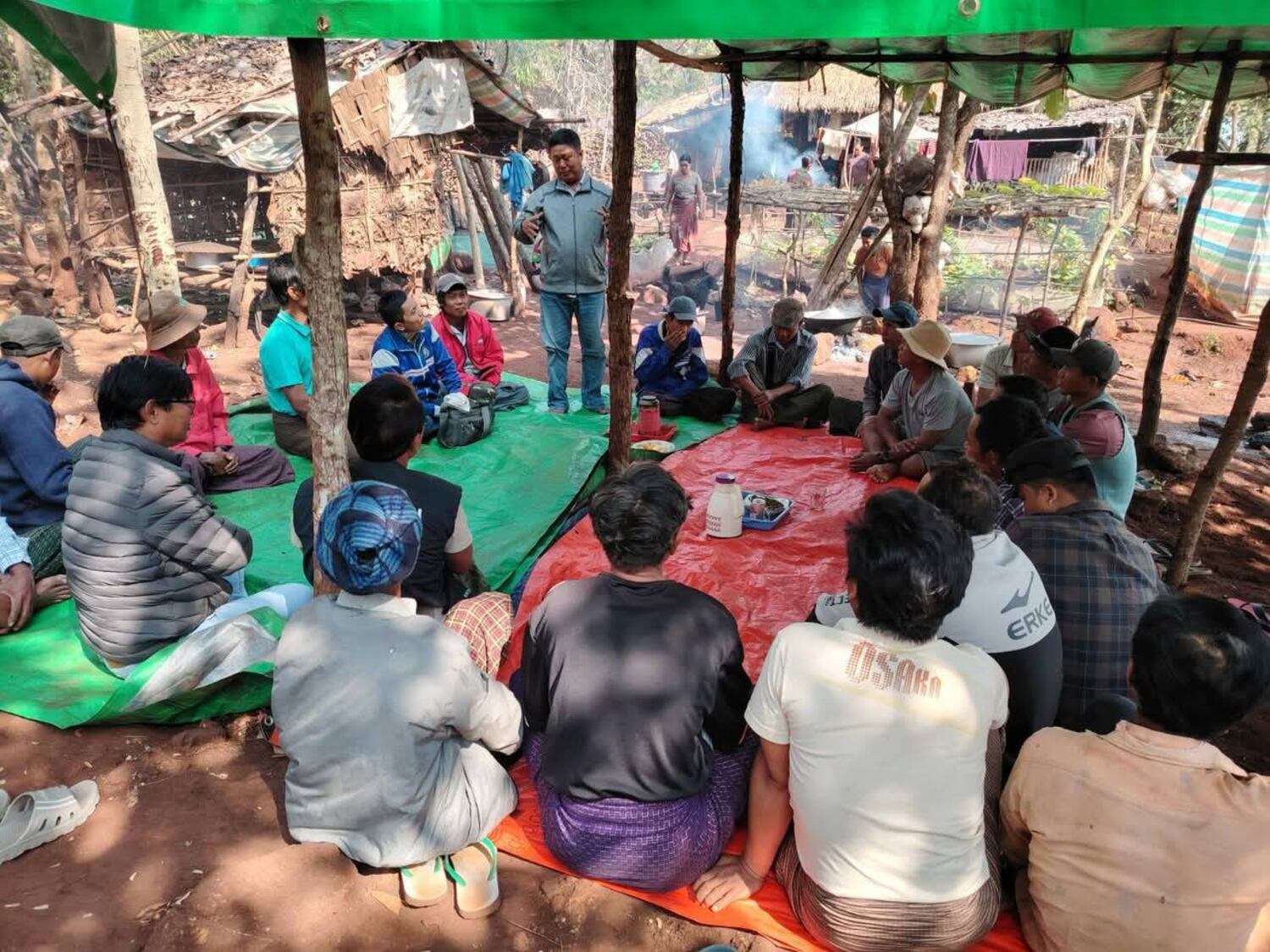 Junta offensives leave 4 dead, thousands displaced in northwest Myanmar