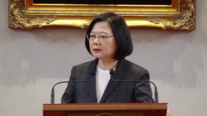 蔡英文10日宣布再次邀请台积电创办人张忠谋担任APEC领袖代表。(记者夏小华摄)
