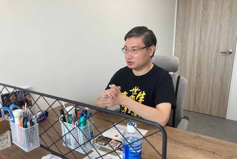 香港时评人桑普(图)看好王沪宁成为港澳事务一把手。(桑普独家提供,拍摄日期不详)
