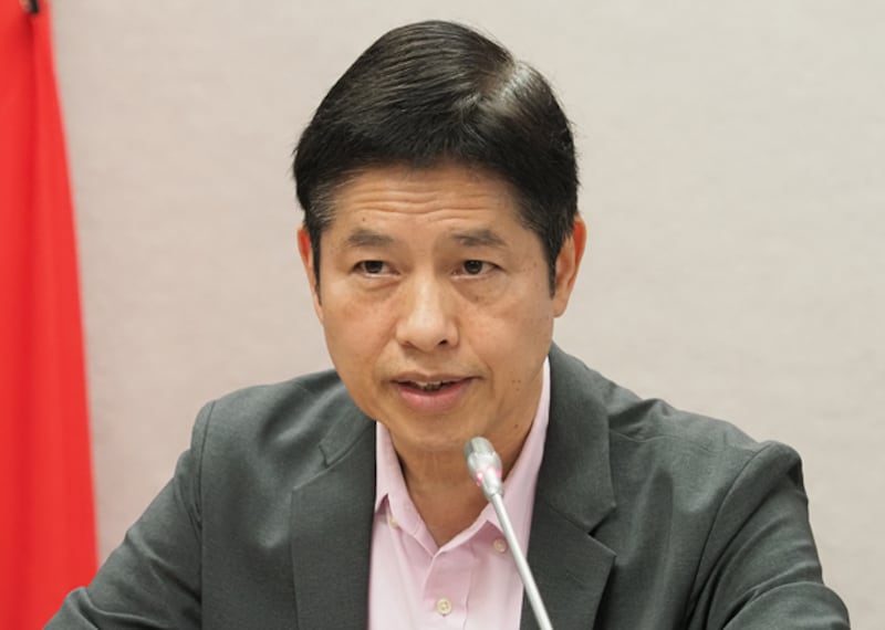 2020年4月17,文化大學教援龐建國:陸委會對張經義的認定,明顯制造兩岸的割裂和敵意。(鍾廣政 攝)