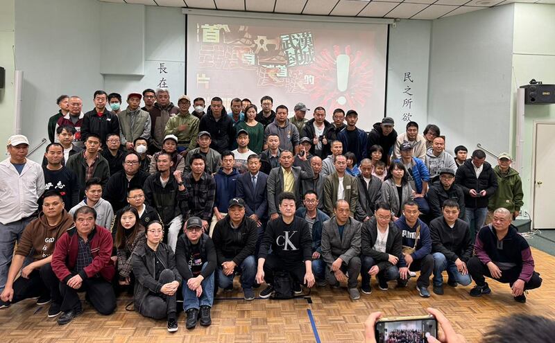 《武汉封城》洛杉矶首映活动的现场情形(界立建提供)