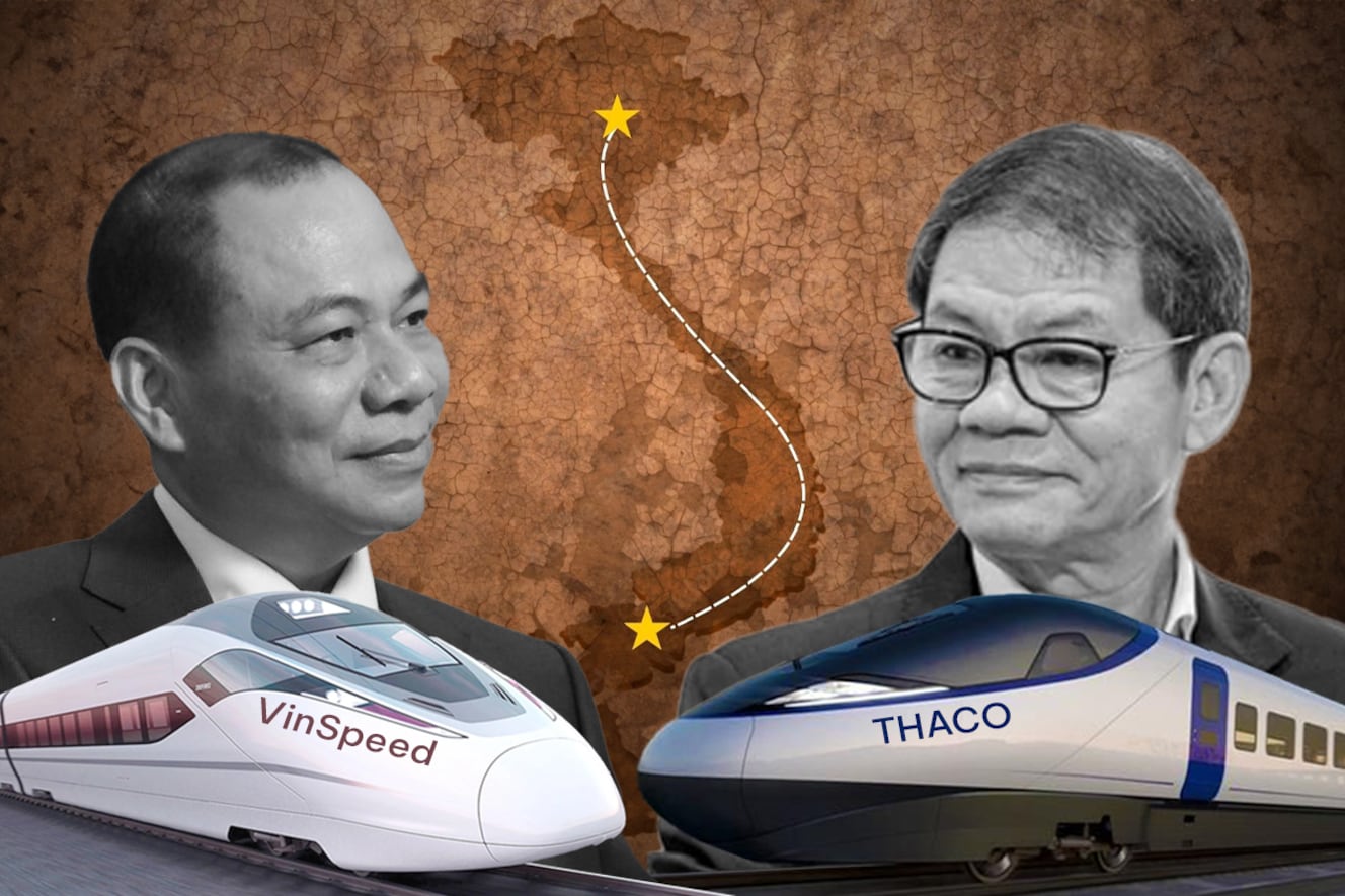 VinSpeed và THACO hiện đang cạnh tranh để được làm dự án đường sắt cao tốc bắc-nam.