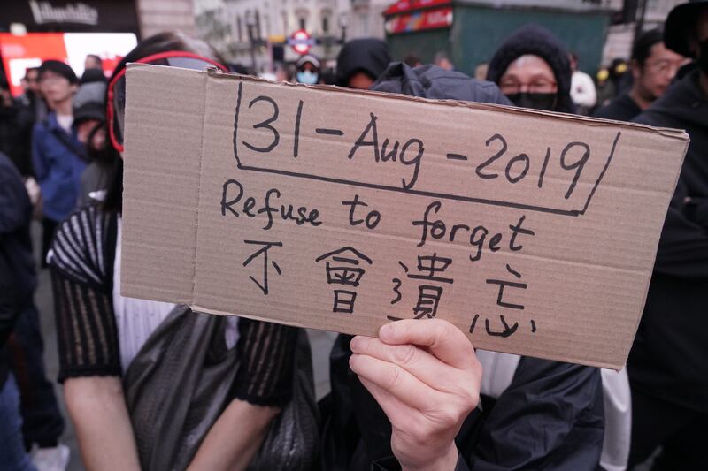 事隔4年，這班海外港人並未忘記。（石頭攝）