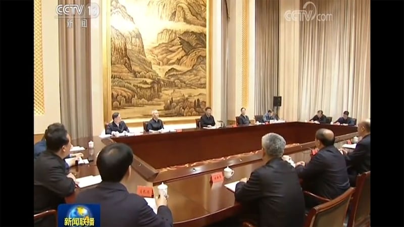 2020年4月20日至23日,习近平在陕西考察。(视频截图)