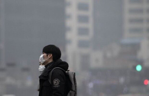 서울, 경기, 인천 등 대부분 지역에 미세먼지, 초미세먼지 '나쁨'을 기록한 지난달 30일 오전 서울 광화문 일대가 뿌옇게 보인다.