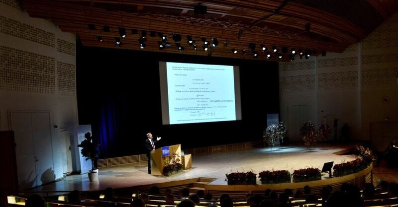 瑞典斯德哥尔摩大学的演讲大厅（路透社图片）
