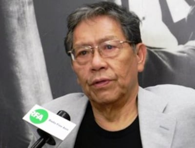 图片：台湾退役陆军将领，国民党籍立委帅化民。（记者萧融摄）