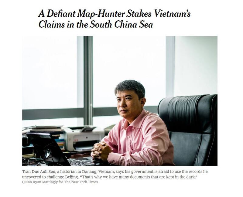 Bài báo trên New York Times về Tiến sĩ Trần Đức Anh Sơn