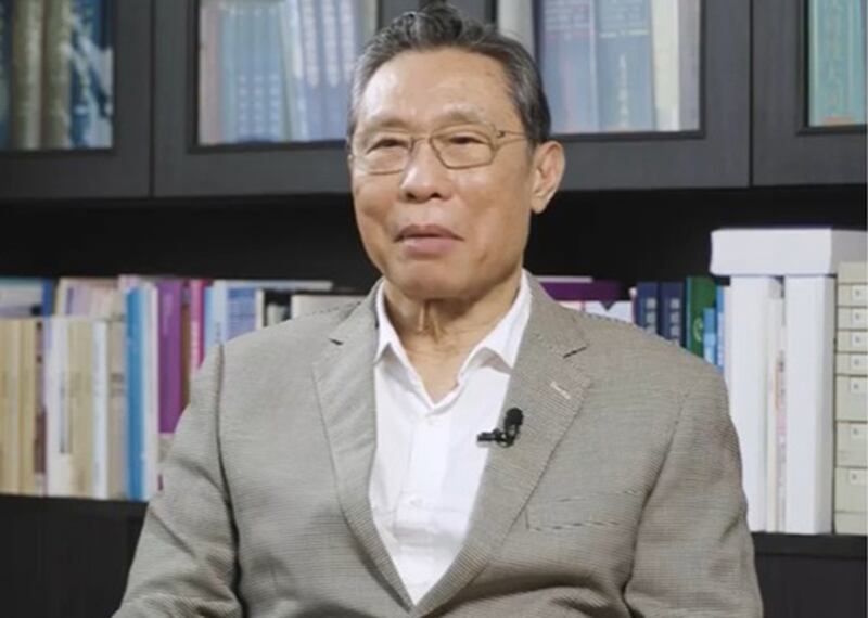 國家衞健委高級別專家組組長鍾南山批評武漢市政府瞞報疫情，並未說出真話。（資料圖片）
