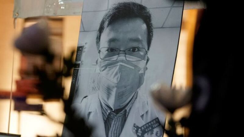 李文亮医生遗照（美联社资料图片）