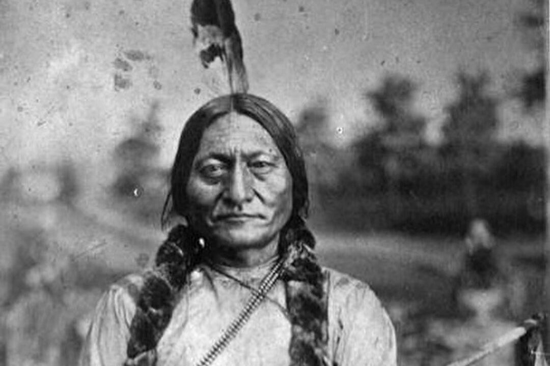 19世纪被白人军官杀害的印第安酋长坐牛。