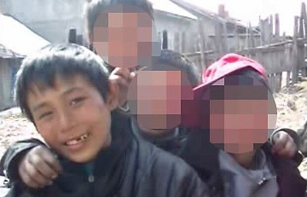 라오스에서 강제 북송된 탈북 청소년 가운데 정광영 씨가 지난 2010년 12월 중국 창바이(長白) 지역에서 꽃제비로 생활하던 모습.