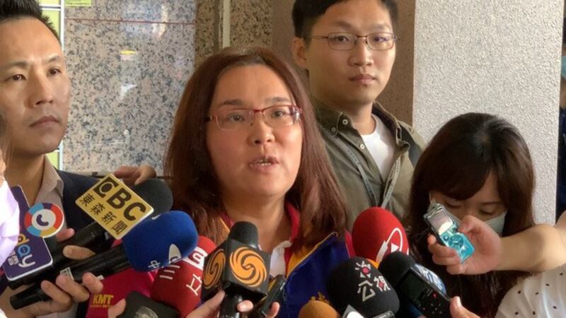 国民党立委陈玉珍主张应尽速开放陆配、陆配小孩、陆生来台。(记者 黄春梅摄)