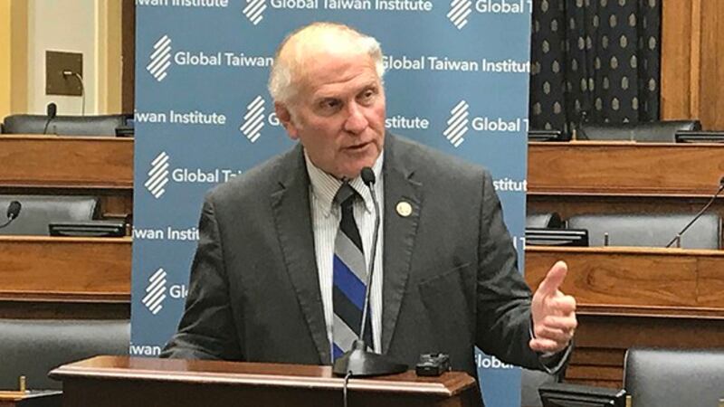 国会众议院外交委员会资深议员、“台湾连线”委员会共同主席夏波(Steve Chabot)(记者王允摄影)
