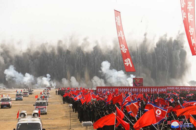 2022년 2월, 함주군 련포지구에서 련포온실농장 착공식이 열렸다.