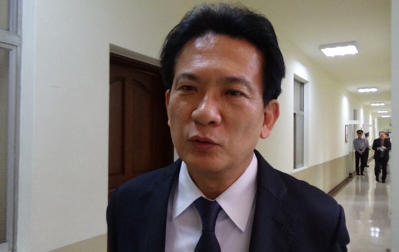 民进党立委林俊宪忧心国民党内现在以韩国瑜说了算。（记者夏小华摄）