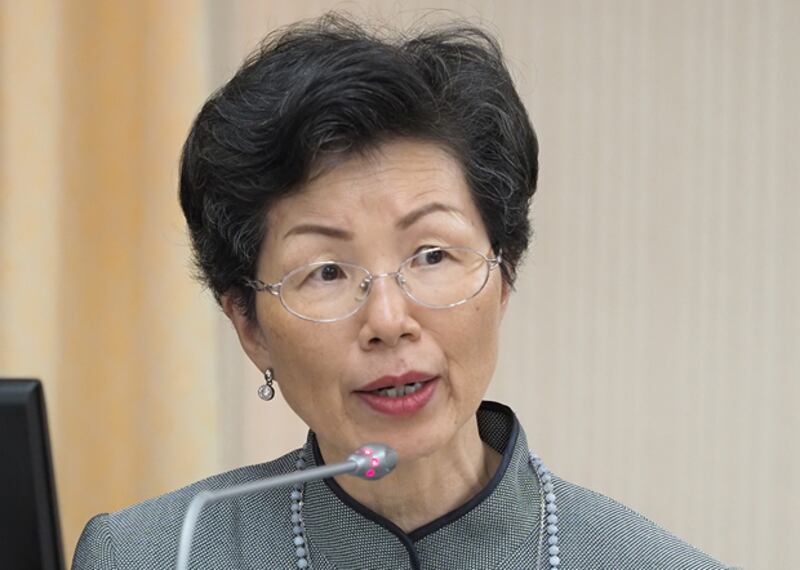 2019年10月30日，海基會董事長張小月︰協進會和策進會，一直就陳同佳來台投案密切聯繫。（鍾廣政 攝）