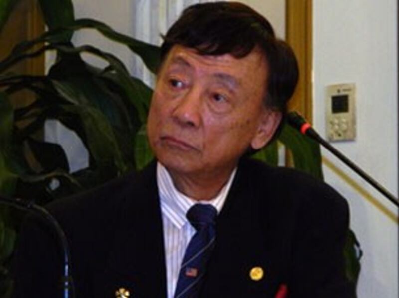 图片：洛杉矶华美民权联盟主席马大维。 (记者萧融拍摄)