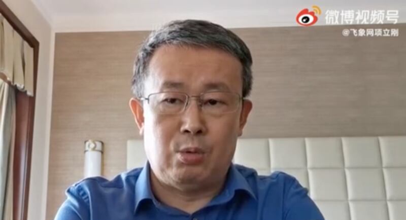 中国工信部咨询专家项立刚发文反对台积电南京厂扩产。(截图自项立刚微博)