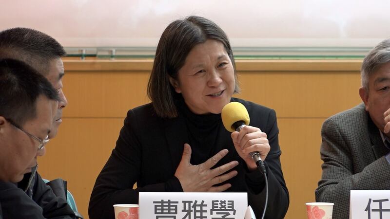 网站主编曹雅学。（记者陈明忠摄）