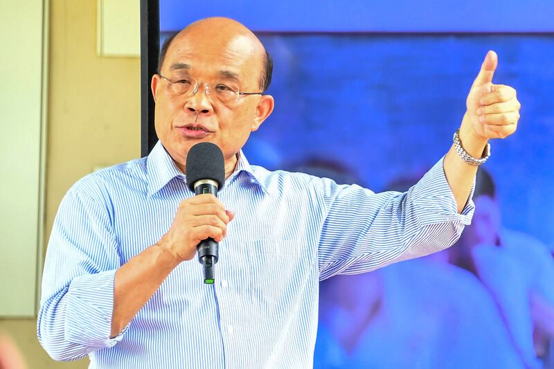 2020年7月7日，行政院長蘇貞昌：從「港版國安法」可以看到，台灣一直堅持主權、堅持安全是多麼的重要。（行政院提供）
