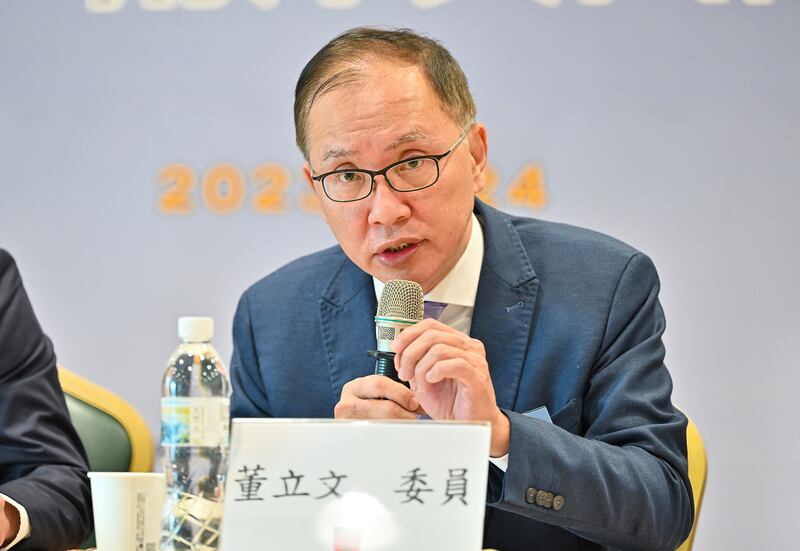 台灣智庫諮詢委員董立文：習近平可能用緩兵之計，重新調整統一的步驟跟方法。（鍾廣政 攝）
