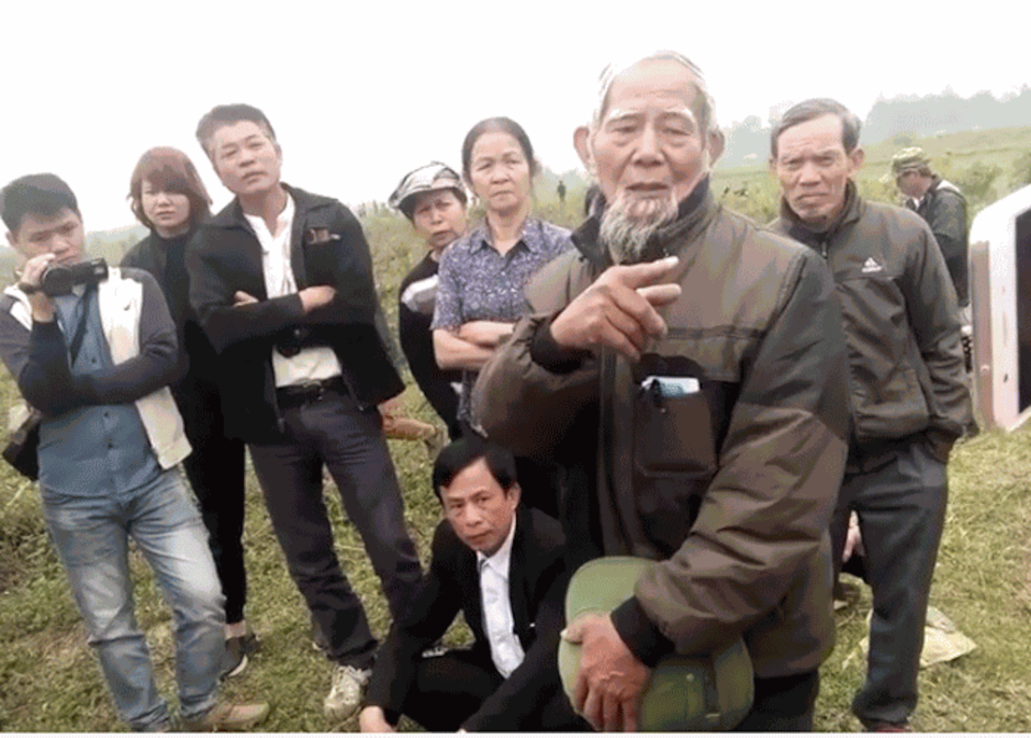 Hình minh họa. Cụ Lê Đình Kình khi còn sống