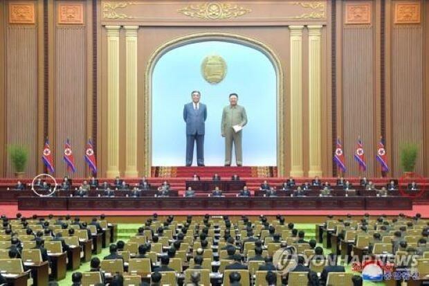 지난 17∼18일 평양 만수대의사당에서 열린 최고인민회의 제14기 제8차 회의 모습.