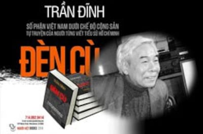 Bìa sách tư liệu mang tựa đề Đèn Cù của nhà văn, nhà báo Trần Đĩnh. RFA file