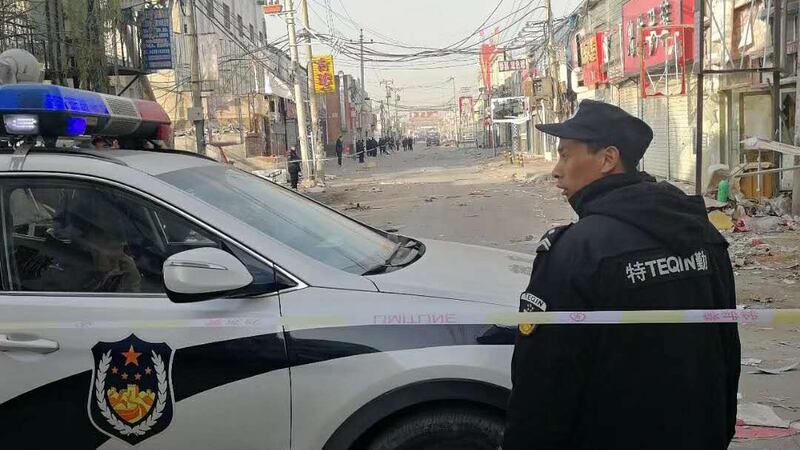 北京清理低端人口的现场（维权人士独家提供）