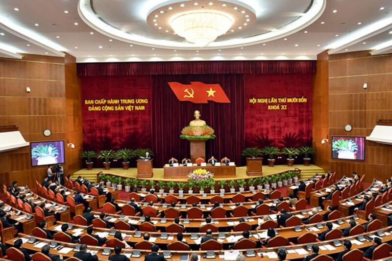Hội nghị lần thứ 14 Ban Chấp hành Trung ương Đảng khóa XI sáng ngày 11/01/2016, tại Hà Nội.
