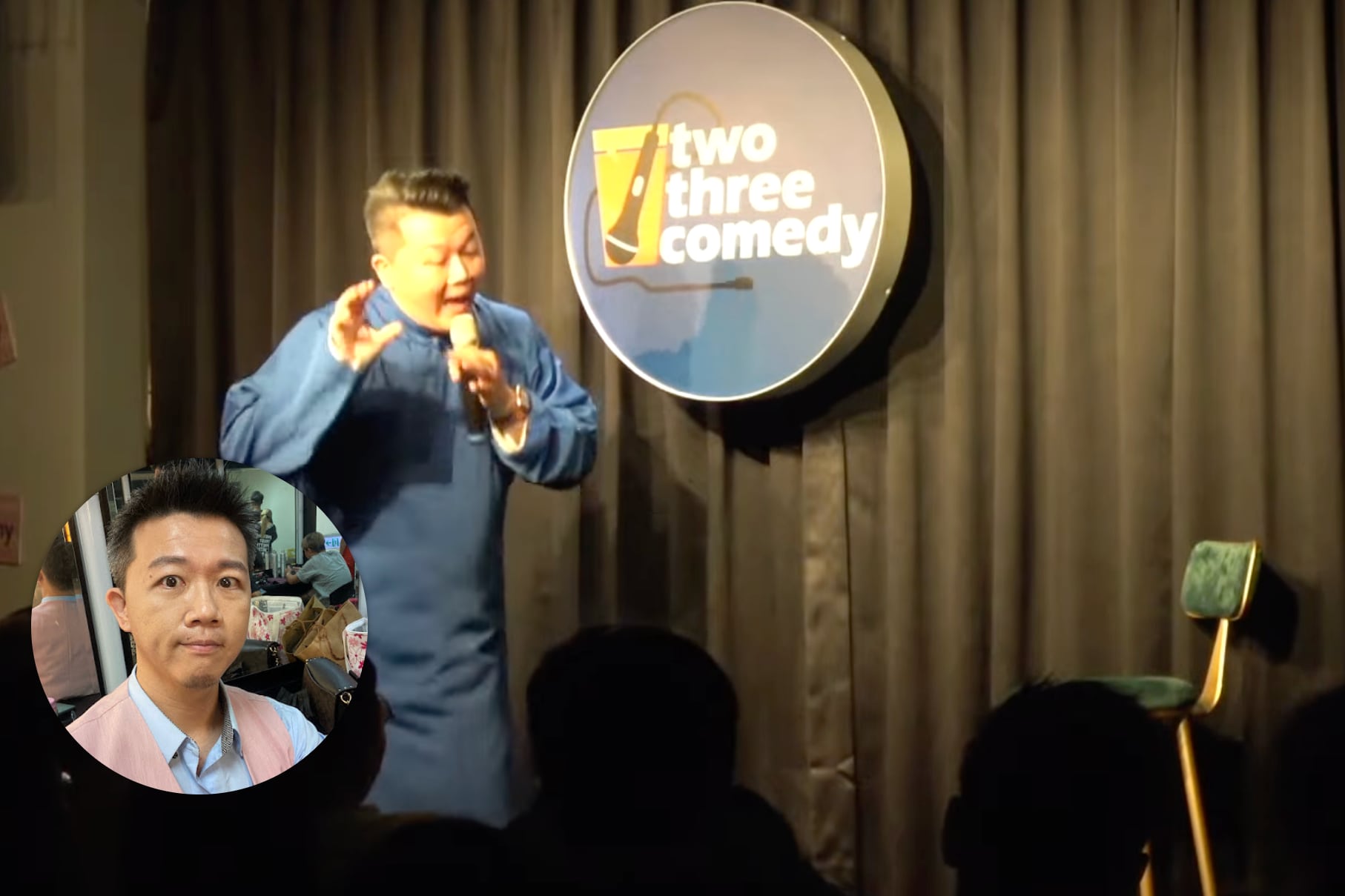 台湾八零后的相声、脱口秀演员黄逸豪尝试以中国禁忌的政治话题作为表演素材。