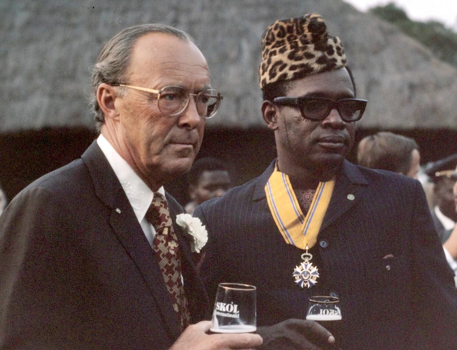 콩고민주공화국(전 자이르공화국)의 모부투 세세 세코(Mobutu Sese Seko).