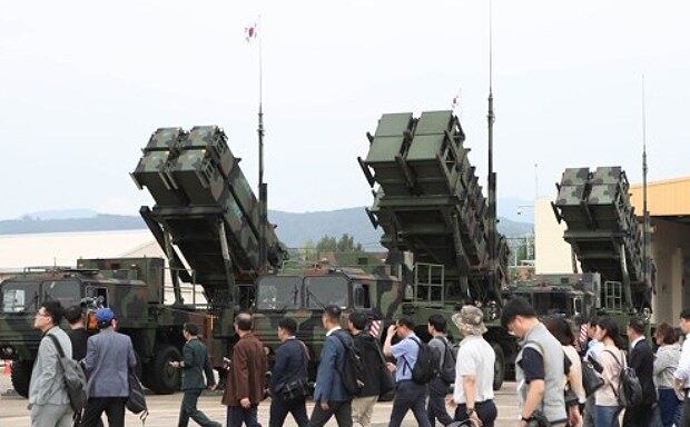 사진은 지난 2019년 10월 대구 공군기지에서 열린 71주년 국군의 날 미디어데이 행사에서 선보인 패트리어트 지대공유도미사일 PAC-3.