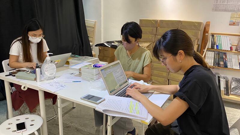 HK 《誌》現有5名全職記者。（鄧穎韜　攝）