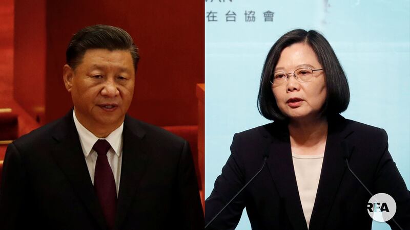 学者林中斌预测“习蔡会”有可能在2023年春天？（路透，RFA制图）