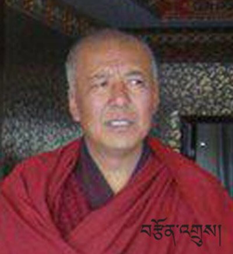 图片: 两度被捕的甘肃甘南州合作寺僧人宗智。 (受访人提供/记者丹珍)